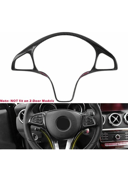 Direksiyon Simidi Paneli Mercedes Benz W213 W205 X253 C E Glc 2014-2017 (Karbon Fiber Doku) (Yurt Dışından) modelleri