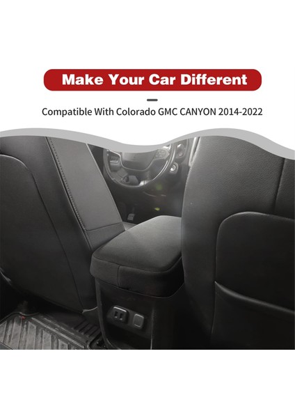 Chevy Colorado/gmc Kanyonu Için Merkez Konsol Kapağı 2015-2022 Aksesuarlar Neopren Koltuk Kutusu Kapak Koruyucu Kapak (Yurt Dışından) fırsatları