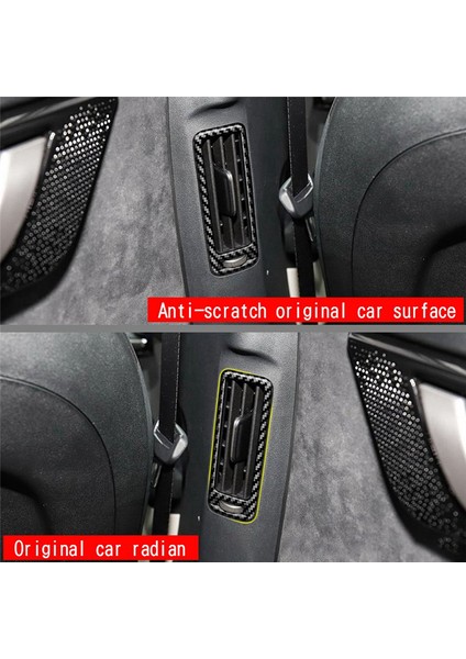 Kıa Ev6 2021 2022 Iç Aksesuarlar Için Araç Karbon Fiber Orta Hava Havalandırma A/c Çıkış Çerçevesi Kapak Döşeme (Yurt Dışından) modelleri