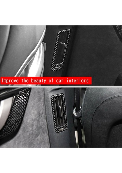 Kıa Ev6 2021 2022 Iç Aksesuarlar Için Araç Karbon Fiber Orta Hava Havalandırma A/c Çıkış Çerçevesi Kapak Döşeme (Yurt Dışından) indirimleri
