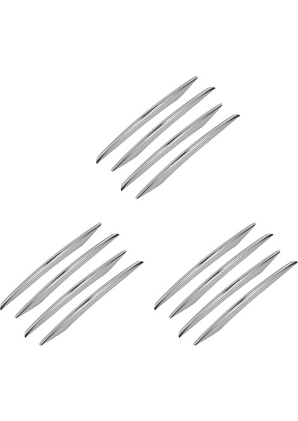 12PCS Abs Chrome Ön Sis Lambası Kapak Mercedes Için For Benz E Sınıf W213 E200 E300 2016 2017 2018 2019 E43 (Yurt Dışından)