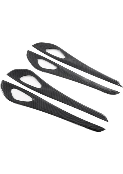 Araç Iç Kapı Şerit Paneli Döşeme Kapak Byd Conta / Byd Atto Için Karbon Fiber Rengi (Yurt Dışından)