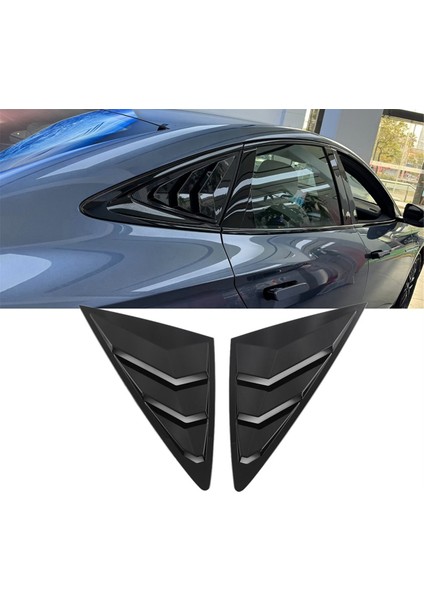 Siyah Arka Yan Havalandırma Çeyrek Pencere Kançık Deklanşör Kapağı Trim Byd Seal / Byd Atto 4 (Yurt Dışından) fiyatları