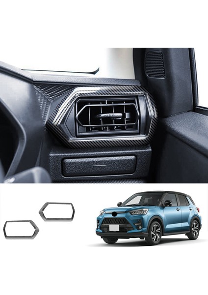 2 Set Araç Aksesuarları: 1 Set Klima Havalandırma Dekoratif Kapak ve 1 Set Merkez Kontrol Paneli Kolçak Kapağı (Yurt Dışından) modelleri