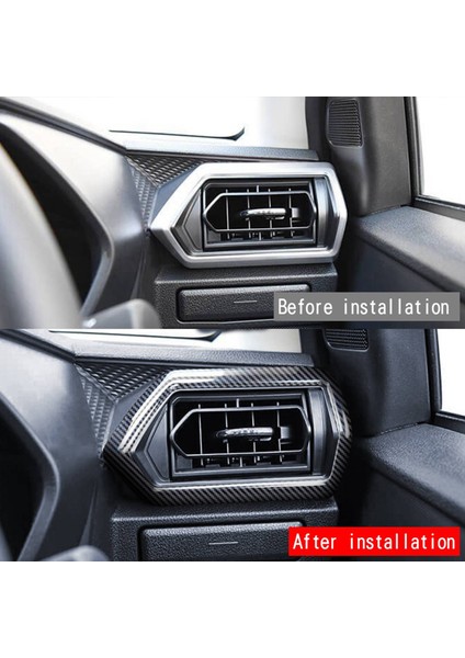 2 Set Araç Aksesuarları: 1 Set Klima Havalandırma Dekoratif Kapak ve 1 Set Merkez Kontrol Paneli Kolçak Kapağı (Yurt Dışından) indirimleri