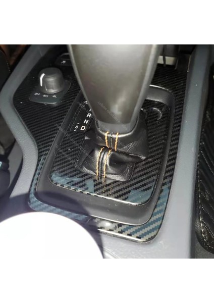 Ford Ranger Everest Endeavor 2015+ Karbon Fiber Paslanmaz Çelik Dişli Vites Paneli Kapak Trim Çerçeve Dekor Aksesuarları (Yurt Dışından) fırsatları