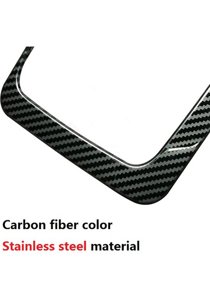 Ford Ranger Everest Endeavor 2015+ Karbon Fiber Paslanmaz Çelik Dişli Vites Paneli Kapak Trim Çerçeve Dekor Aksesuarları (Yurt Dışından) indirimleri