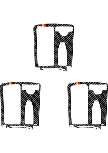 3x Dişli Vites Paneli Kapak Trim Çerçeve Mercedes Benz C Sınıfı W204 2007-2014 (Rhd) (Yurt Dışından)