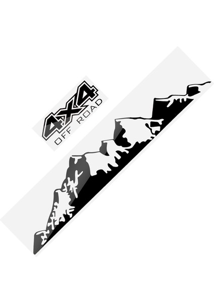 Araba Sticker 4x4 Ford Ranger Raptor Pickup Için Yol Grafik Çıkartması Isuuzu Dma Nissan Navara Toyota Hilux Aksesuarları (Yurt Dışından) fiyatları