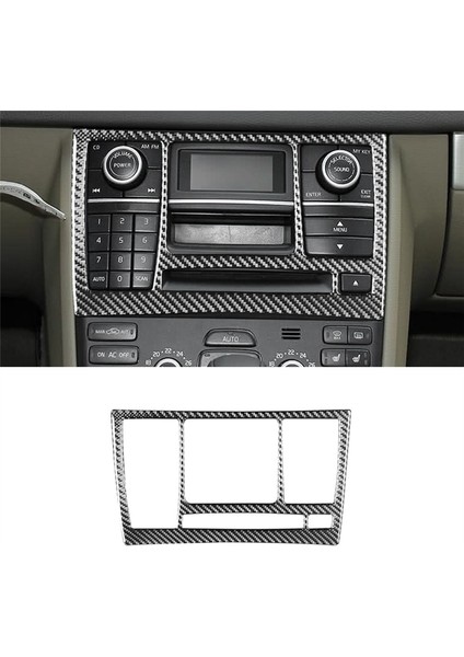 Merkezi Kontrol Cd&#39;si Volvo XC90 2003-2014 Aksesuarlar Için Merkezi Kontrol Cd&#39;si Düğüm Paneli Kapak Dekoratif Karbon Fiber (Yurt Dışından) indirimleri