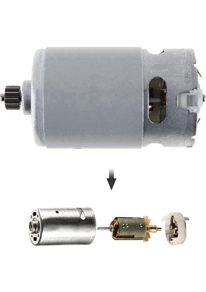Elektrikli Matkap/tornavida Için Iki Vitesli 11 Diş ve Yüksek Tork Dişli Kutusu ile 2x RS550 18V 19500 Rpm Dc Motor (Yurt Dışından) modelleri