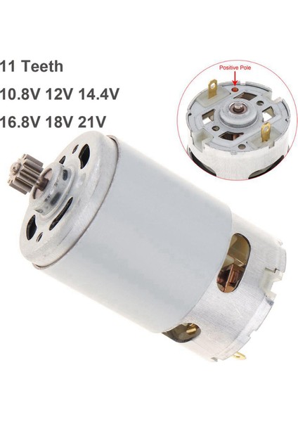 Elektrikli Matkap/tornavida Için Iki Vitesli 11 Diş ve Yüksek Tork Dişli Kutusu ile 2x RS550 18V 19500 Rpm Dc Motor (Yurt Dışından) indirimleri