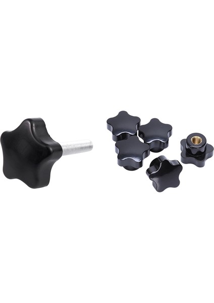 M8X40MM Vidalar Yıldız Kafa Kafası Vidalı 5pcs ile M8 Dişi Iplik 32MM Yıldız Kafa Kelepçesi Kesin (Yurt Dışından)