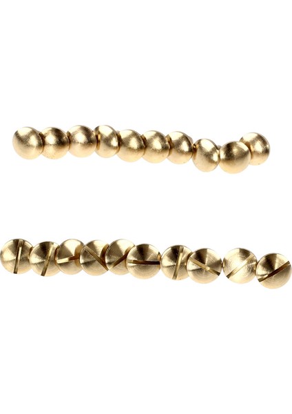 200X Arc Katı Pirinç Düğmesi Saplama Vidalı Tırnak Vidası Sırt Deri Perçin Kemeri 6mm (Yurt Dışından) indirimleri