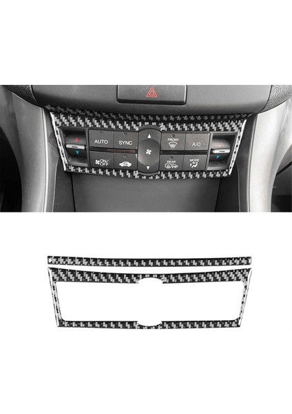 Acura Tsx 2009-2014 Karbon Fiber Merkez Konsolu Ac Hava Kontrol Anahtarı Kapak Trim Iç Aksesuarlar (Yurt Dışından) fırsatları