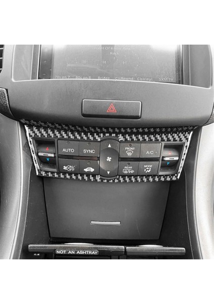 Acura Tsx 2009-2014 Karbon Fiber Merkez Konsolu Ac Hava Kontrol Anahtarı Kapak Trim Iç Aksesuarlar (Yurt Dışından) indirimleri