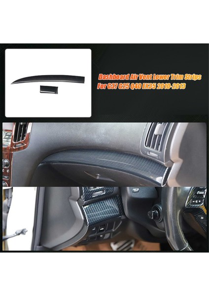 Araç Merkezi Kontrolü Gösterge Tablosu Hava Havalandırması Infiniti Için Alt Trim Şeritler G37 G25 Q40 EX35 2010-2013 Trim Kalıp Çıkartması (Yurt Dışından) fiyatları