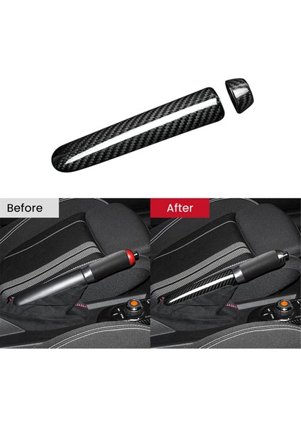 Mini Cooper Hatchback F55 F56 F57 2014-2021 Için Gerçek Karbon Fiber Araba El Freni Kapak Kaplamaları (Yurt Dışından) fırsatları