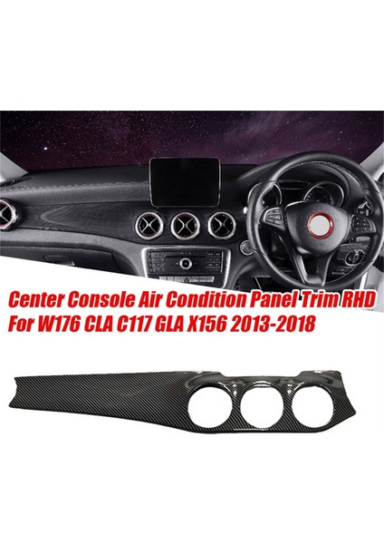 Rhd Araba Gösterge Tablosu Klima Outlet Panel Trim Şeridi Mercedes Benz Cla C117 Gla X156 2013-2018 Konsol Paneli (Yurt Dışından) modelleri