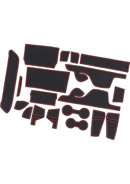 Ford Ranger Için Kapı Yuvası Mat Mat 2023 2024 Kapı Kupası Merkezi Konsol Aletleri Aksesuarları (Yurt Dışından) modelleri