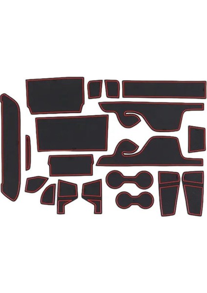 Ford Ranger Için Kapı Yuvası Mat Mat 2023 2024 Kapı Kupası Merkezi Konsol Aletleri Aksesuarları (Yurt Dışından) fırsatları