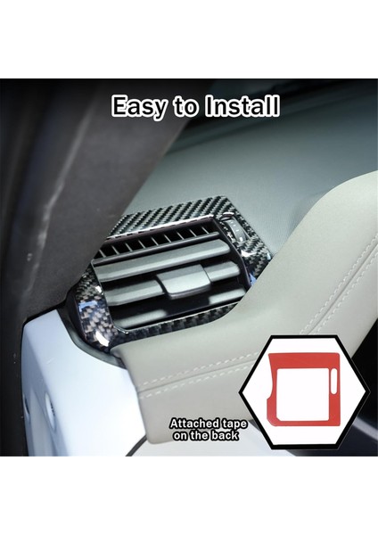 Land Rover Defender Için Karbon Fiber 90 110 130 2020-2024 Gösterge Paneli Yan Hava Havalandırma Kapak Döşeme Iç Aksesuarlar (Yurt Dışından) modelleri