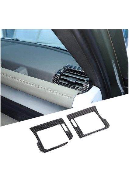 Land Rover Defender Için Karbon Fiber 90 110 130 2020-2024 Gösterge Paneli Yan Hava Havalandırma Kapak Döşeme Iç Aksesuarlar (Yurt Dışından) fırsatları