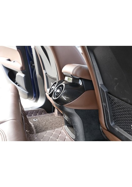 Alfa Romeo Stelvio Için Araba Arka Egzoz Havalandırma Dekoratif Çerçeve 2017-2020 Karbon Fiber (Yurt Dışından) fiyatları