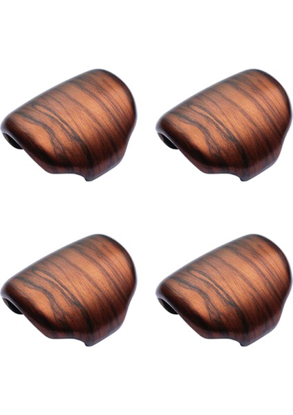 4x Abs Şeftali Ahşap Tahıl Kabağı Vardiya Knob Kapağı Trim Honda Cr-V Crv 2017-2020 (Yurt Dışından)