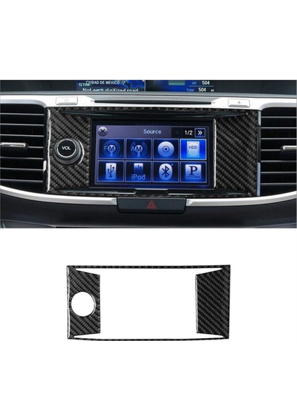 Honda Accord 2013-2017 Için Karbon Fiber Merkezi Konsol Paneli Kapağı Kaplama Tip B (Yurt Dışından) indirimleri