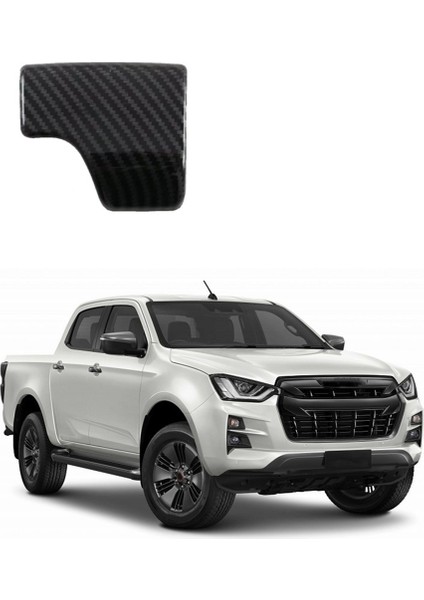 Isuzu D-Max 2023 2024 Lhd Abs Karbon Fiber Dişli Vites Düğmesi Kapak Trim Arabası Iç Aksesuarları (Yurt Dışından) fiyatları