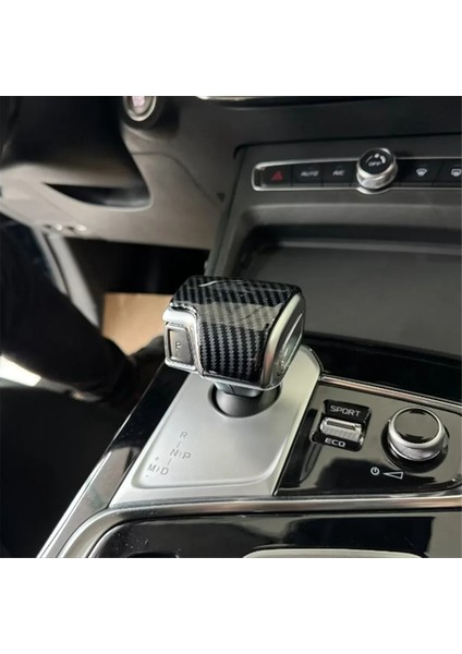 Isuzu D-Max 2023 2024 Lhd Abs Karbon Fiber Dişli Vites Düğmesi Kapak Trim Arabası Iç Aksesuarları (Yurt Dışından) indirimleri