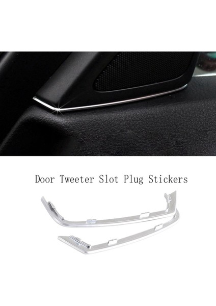 Bmw 5 Serisi F10 F11 2011-2013 Abs Krom Kapı Hoparlörleri Çerçevesi Için 4pcs Kapı Tweeter Yuva Çıkartmaları Çıkartmalar (Yurt Dışından) fiyatları