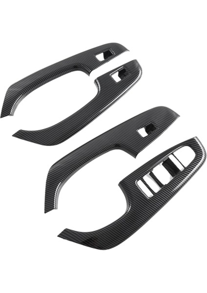 Araba Pencere Asansör Anahtarı Düğmesi Kapak Iç Kapı Koltuk Tesisi Trim Panel Byd Cout / Byd Atto 4 Için Karbon Fiber Renk (Yurt Dışından) modelleri