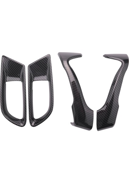 Subaru Brz Toyota Için 86 2012-2020 Abs Karbon Fiber Araç Iç Kapı Tutma Dekor Kapak Trim Çerçeve Sticker Aksesuarları (Yurt Dışından)