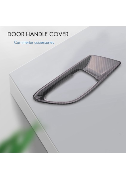 Subaru Brz Toyota Için 86 2012-2020 Abs Karbon Fiber Araç Iç Kapı Tutma Dekor Kapak Trim Çerçeve Sticker Aksesuarları (Yurt Dışından) indirimleri