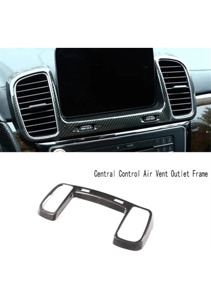 Karbon Araba Merkezi Kontrol Hava Havalandırma Çıkış Çerçevesi Mercedes Benz Gls Gle W166 X166 2016-2019 (Yurt Dışından) fırsatları