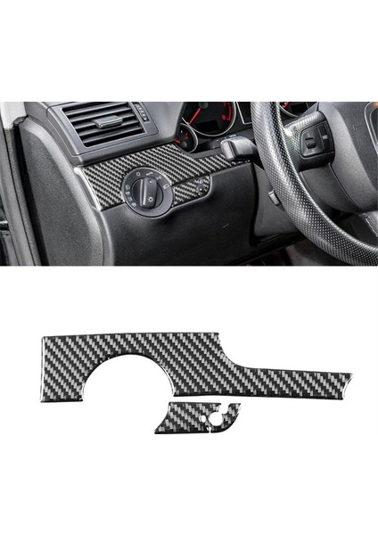 Audi A4 S4 B7 2005-2008 Karbon Fiber Araç Far Anahtarı Kapak Trim Iç Aksesuarları Lhd (Yurt Dışından) fırsatları