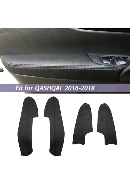 Nissan Qashqai J11 2016 2017 2018 Siyah Için Pu Deri Iç Kapı Kol Dayama Paneli Kapak Döşeme (Yurt Dışından) fiyatları