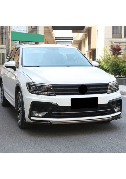 Tiguan Için 12X Lhd L 2017-2021 Parlak Siyah Ön Tampon Örgü Merkezi Izgara Izgara Kalıp Şeritleri Kapak Döşeme (Yurt Dışından) indirimleri