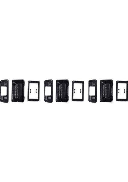 3x 9 Inç Android Gezinme Büyük Ekran Yetiştirme Set Çerçeve Gösterimi Paneli Evrensel Kamyon DVD Dönüşüm Çerçevesi (Yurt Dışından)