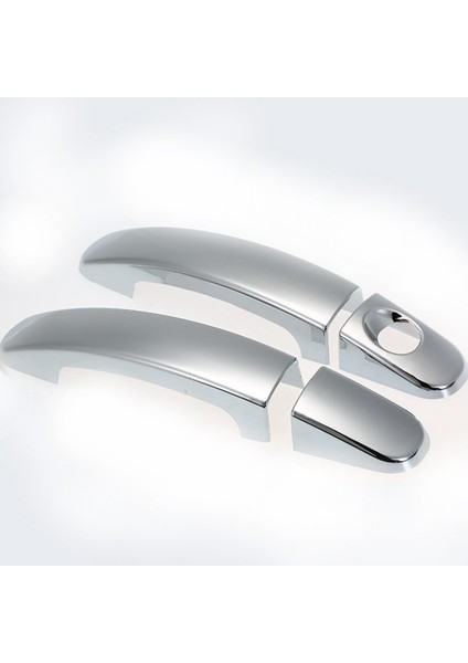 1 Set Krom Kapı Kolu Kapak Döşeme ve 1 Set Araba Sağ ve Sol Tampon Sis Lambası Havalandırma Izgara Lambası (Yurt Dışından) fırsatları