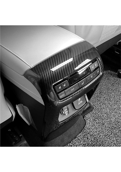 Hyundai Palisade Için 2019-2023 Araba Arka Hava Outlet Paneli Kapak Trim Sticker Aksesuarları Abs Karbon Fiber (Yurt Dışından) indirimleri