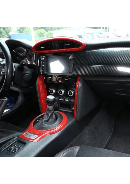 Subaru Brz Toyota Için 86 2012-2020 Merkez Konsol Klima Outlet Havalandırma Kapak Döşeme Çerçevesi Aksesuarları, Kırmızı (Yurt Dışından) fırsatları
