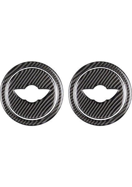 Mini Cooper R55 R56 R Serisi Aksesuarlar Için 4x Karbon Fiber Direksiyon Simidi Kapağı Çıkartma (Yurt Dışından)