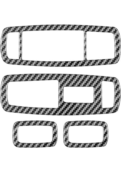 Dodge Yolculuğu Için Karbon Fiber 2011-2017 Pencere Kaldırma Kontrol Paneli Kapak Çıkartma Trim Iç Aksesuarlar (Yurt Dışından)