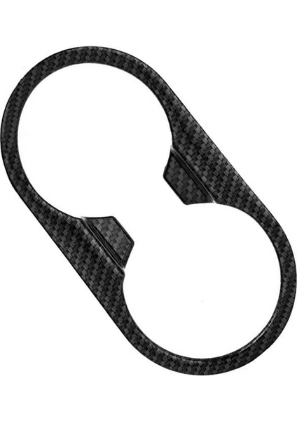 1pcs Araba Ön Su Bardağı Tutucu Çerçeve Dekorasyon Kapağı Mg Zs 2017-2020 Aksesuarları Karbon Fiber Rengi (Yurt Dışından)