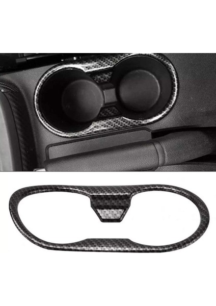 1pcs Araba Ön Su Bardağı Tutucu Çerçeve Dekorasyon Kapağı Mg Zs 2017-2020 Aksesuarları Karbon Fiber Rengi (Yurt Dışından) fiyatları