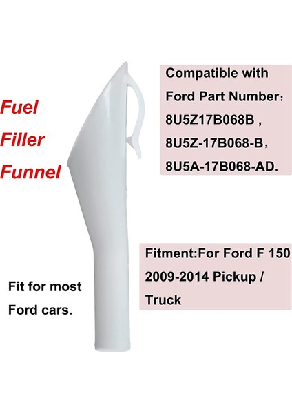 8U5A-17B068-AD Yakıt Dolgu Hunisi Ford Focus F150 Mercury Lincoln, Yakıt Deposu Dolgu Boyun Kılıfı-2 Paket (Yurt Dışından) modelleri