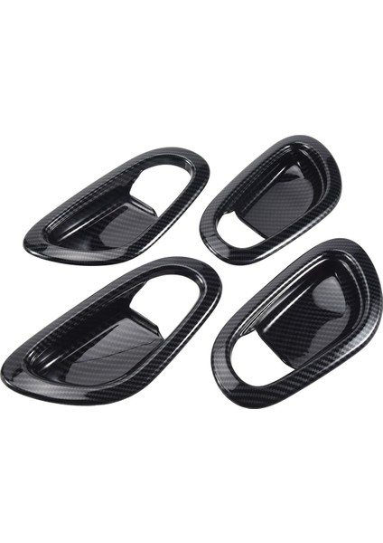Nissan Navara Için NP300 2016-2021 Karbon Fiber Araç Iç Kapı Koyu Kart Koruyucu Çerçeve Kapak Döşeme Sticker Aksesuarları (Yurt Dışından)